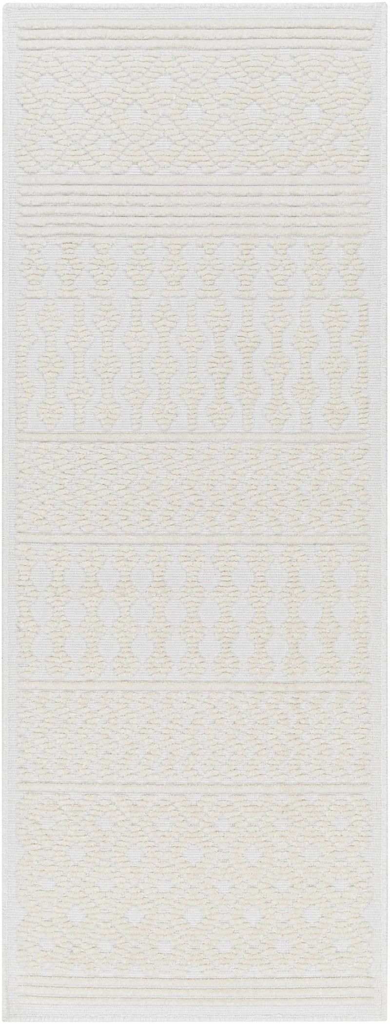 Drago White Washable Area Rug by Boutique Rugs