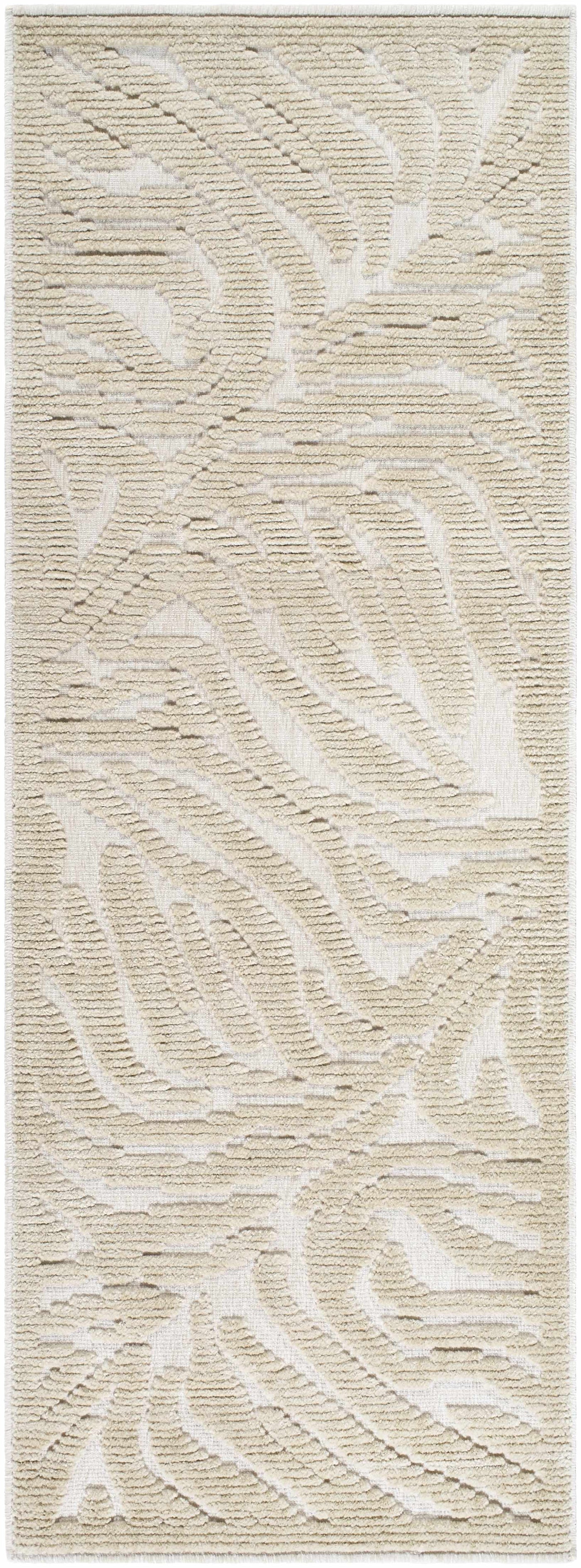 Keto Beige Washable Area Rug by Boutique Rugs