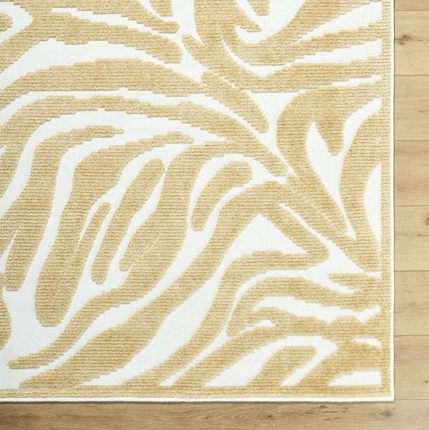 Keto White Washable Area Rug by Boutique Rugs