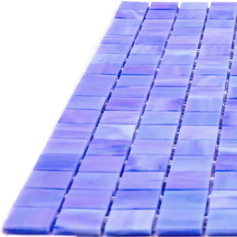 Rainbow Blue 12x12 Glossy Uniform Square Glass Mosaic Tile (20 pack, 18.69 sq ft/case) by Apollo Tile