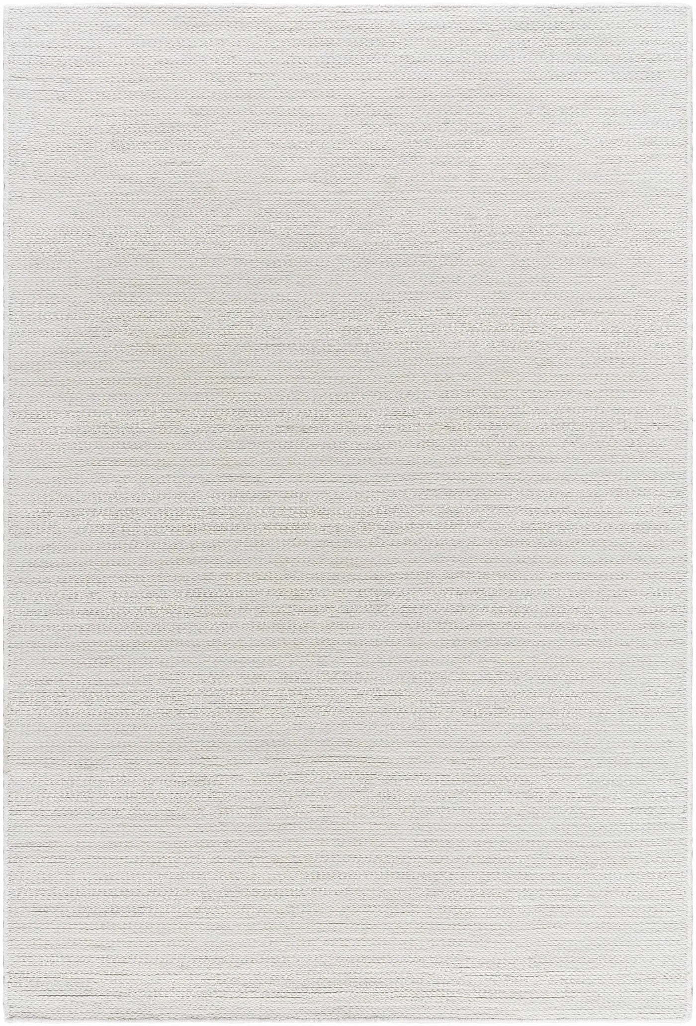 Alyra Silver Slate Wool Rug by Boutique Rugs