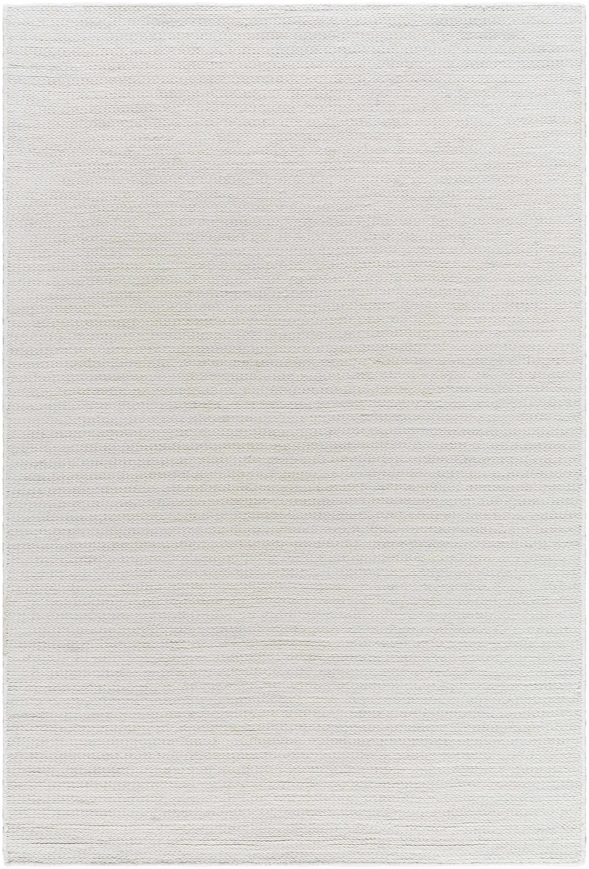 Alyra Silver Slate Wool Rug by Boutique Rugs