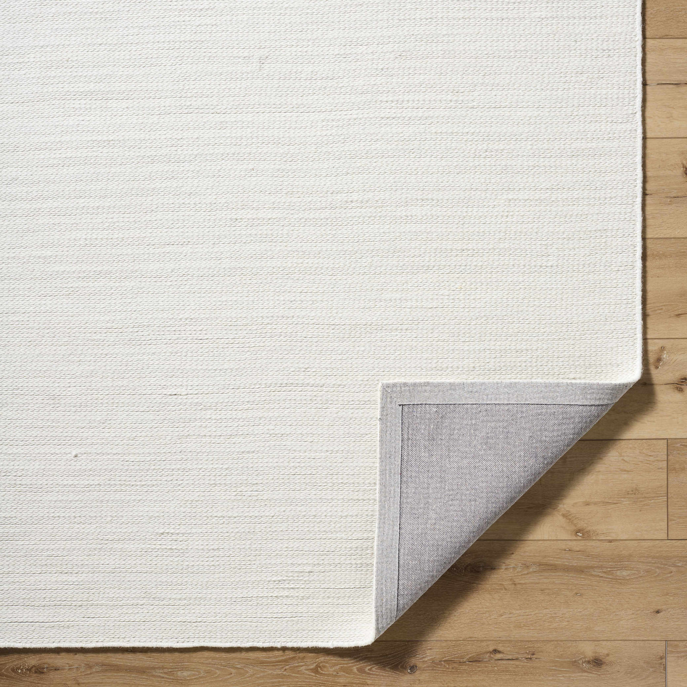 Alyra Silver Slate Wool Rug by Boutique Rugs