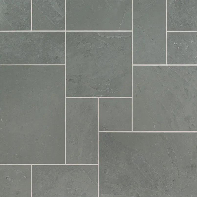 Montauk Blue Gauged Pattern Slate Tiles by MSI Surfaces
