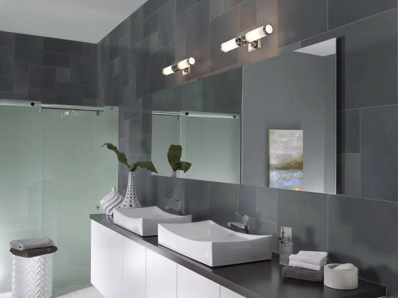Montauk Blue Gauged Slate Tiles 12x24 in a finished room