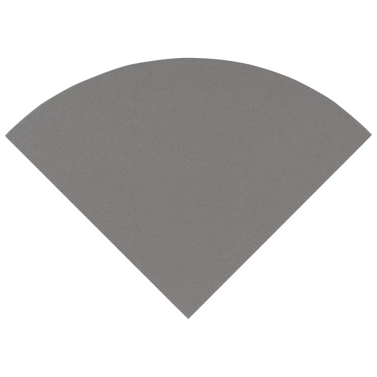 Engineered Gray 18" Radius Seat Polished Marble Mosaics close up