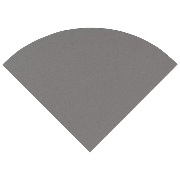 Engineered Gray 18" Radius Seat Polished Marble Mosaics