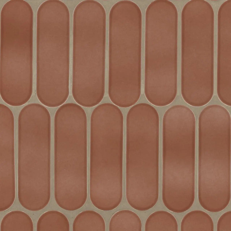 Terra Glossy Ellipse Glass Mosaics by MSI Surfaces