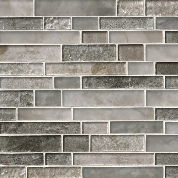 Savoy Interlocking Pattern 8mm Glass Mosaics