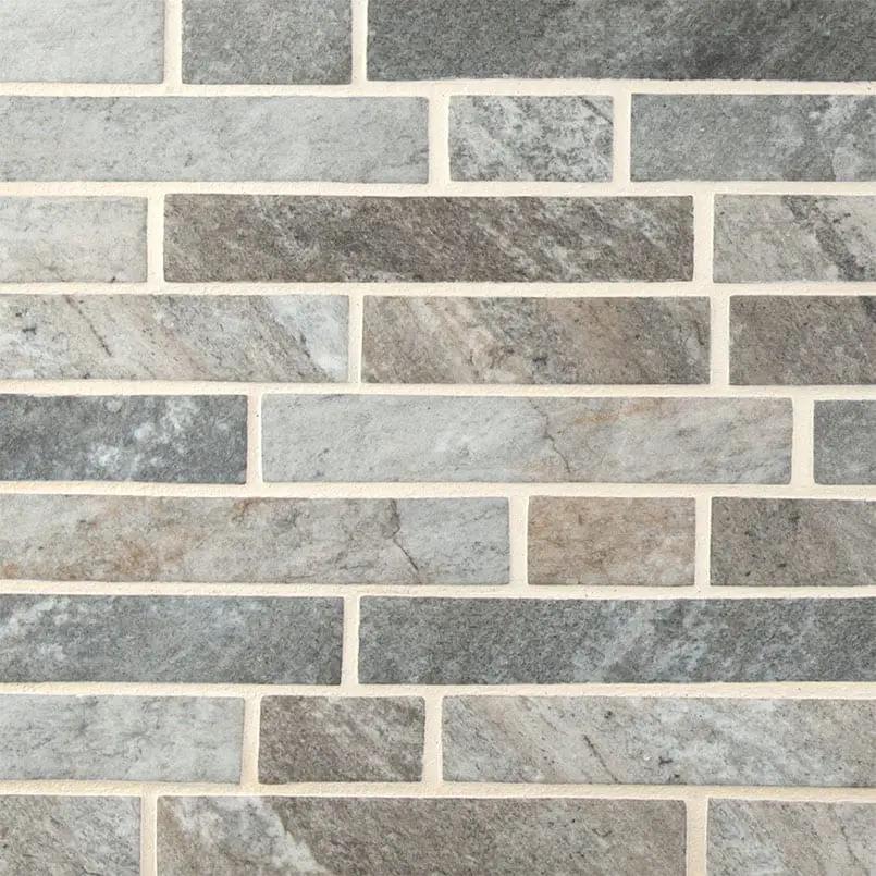 Stonella Interlocking Pattern Glass Mosaics close up