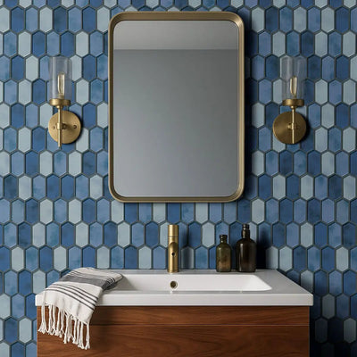 Blue Bathroom Tiles