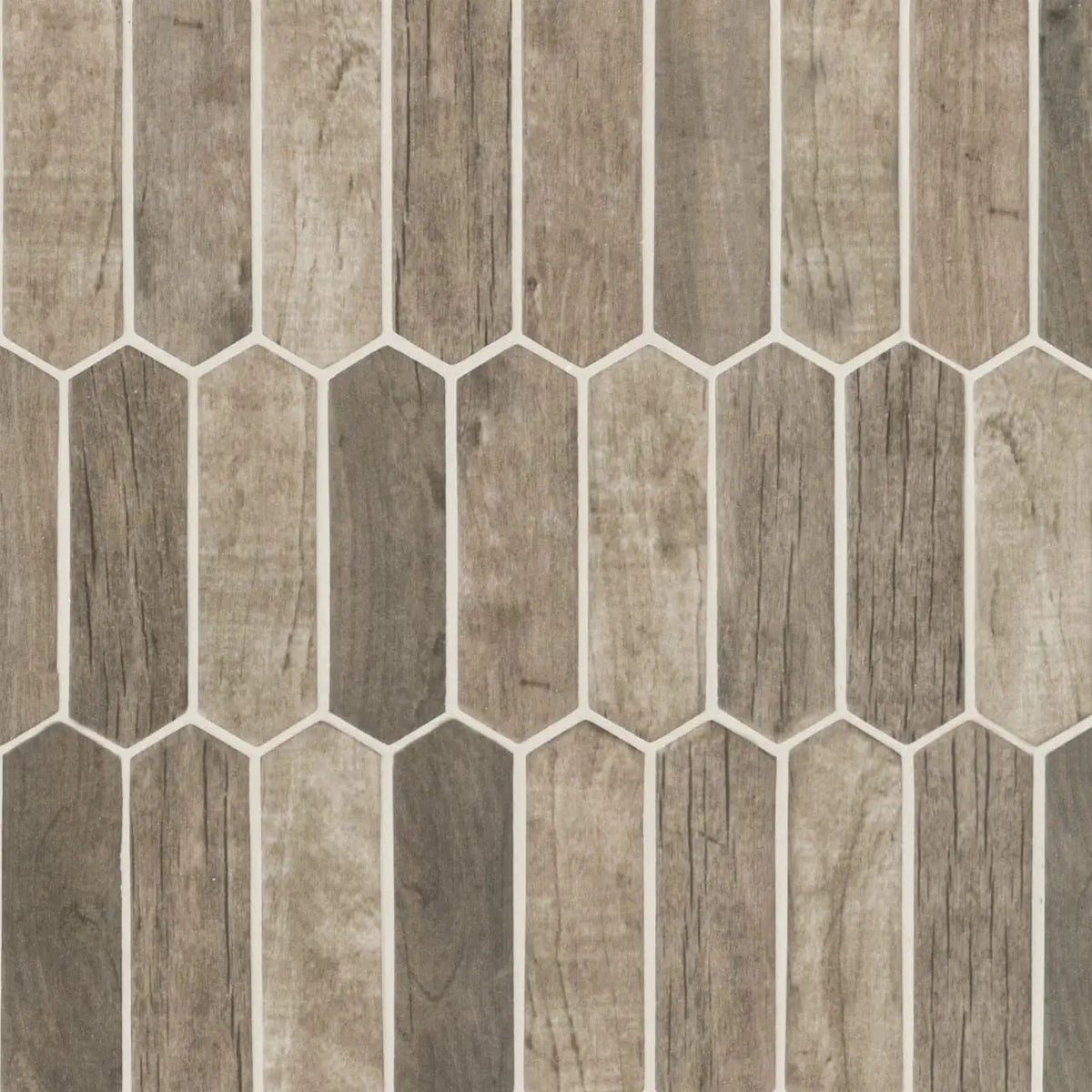 Driftwood Picket 6mm Glass Mosaics by MSI Surfaces