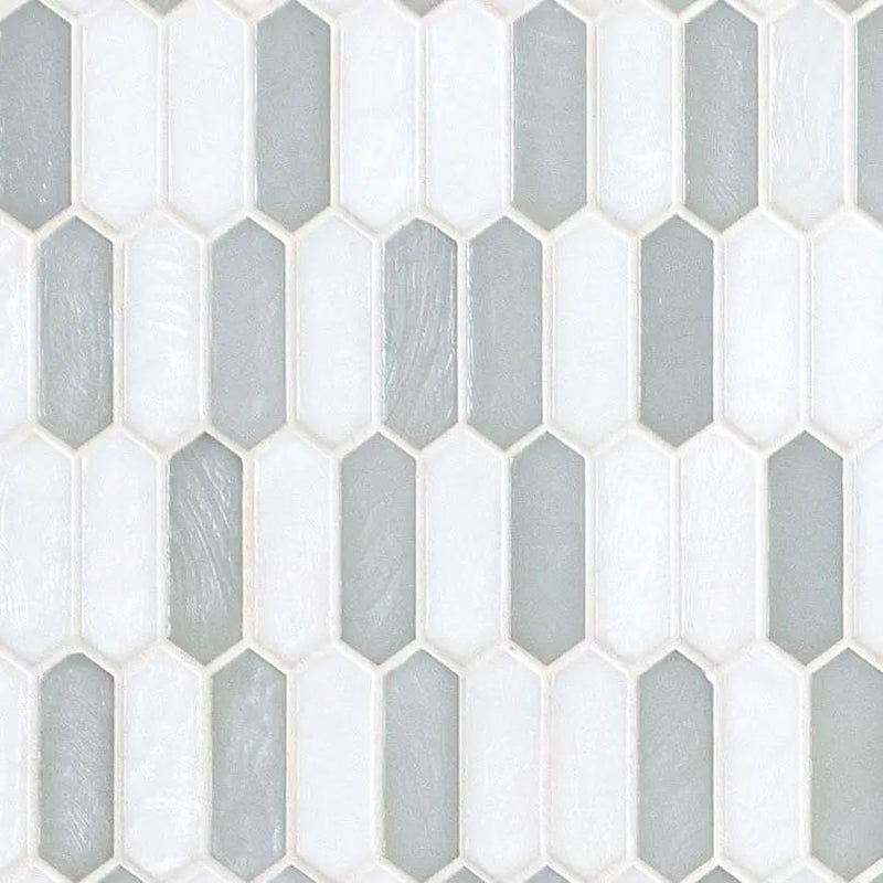 Pixie Cloud 6mm Pattern Glass Mosaics close up