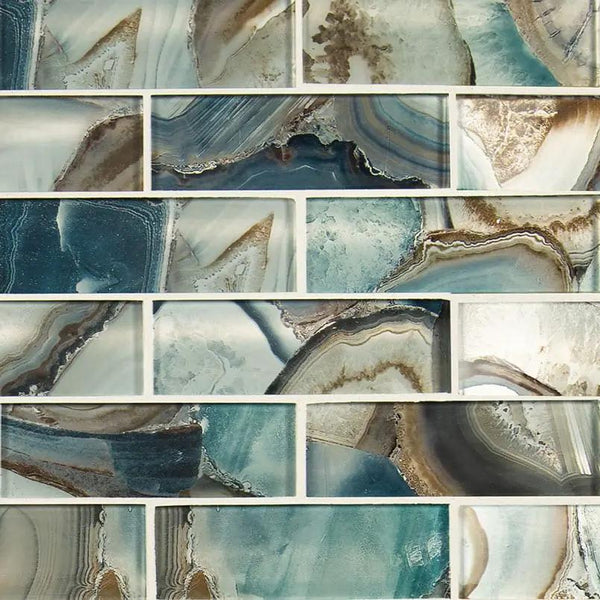 Night Sky Subway Tile 2x6 Glass Mosaics