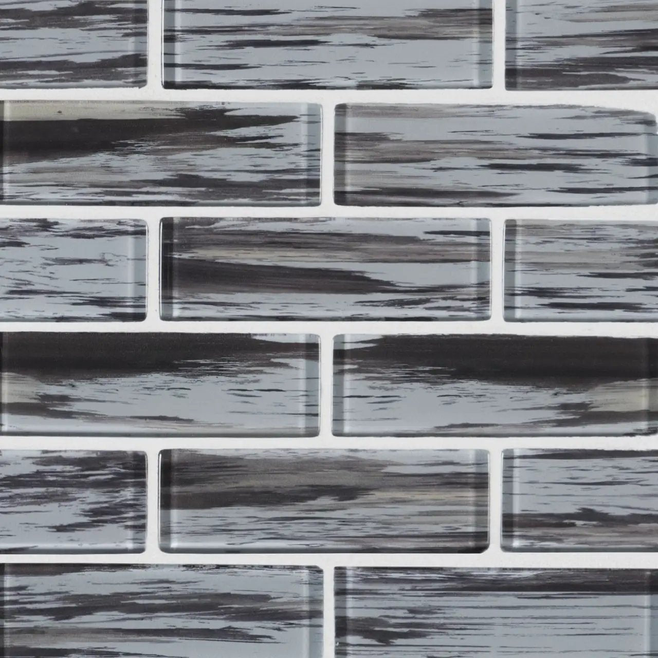 Verde Subway Tile 2x6 Glass Mosaics by MSI Surfaces