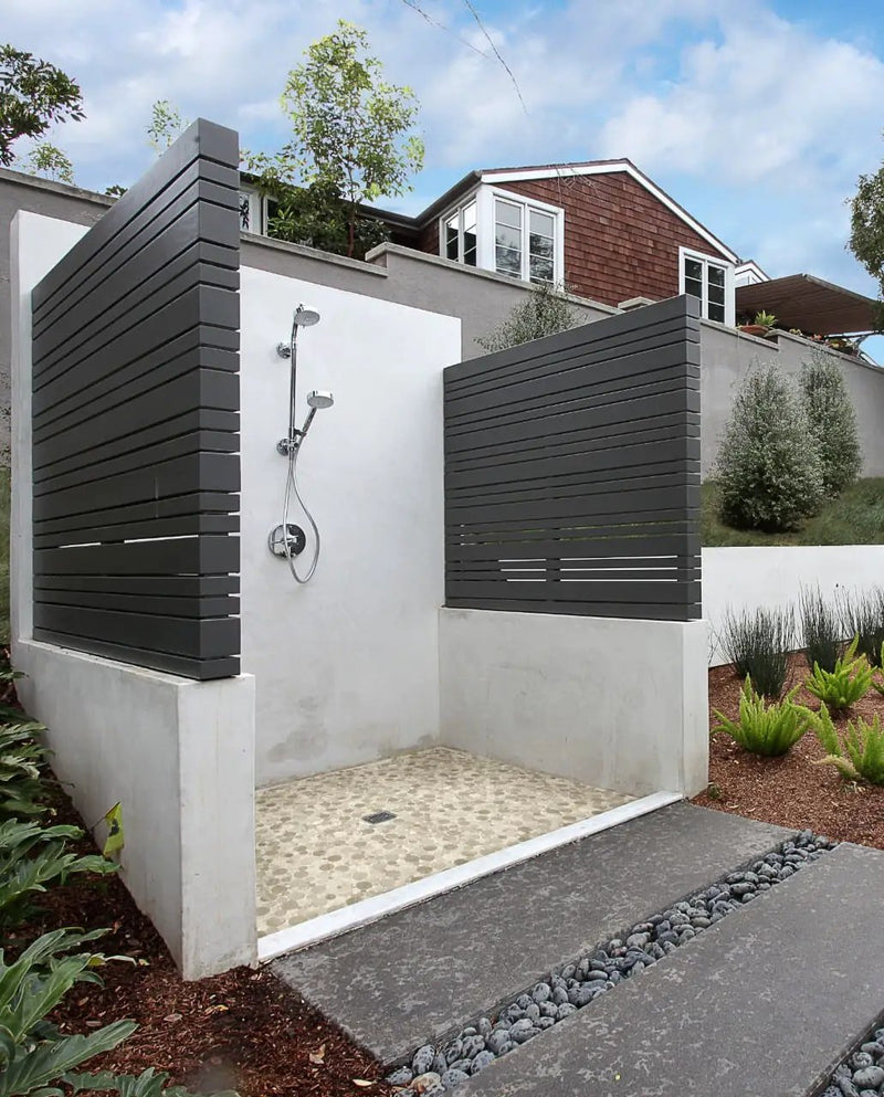 Sliced Pebble Coal Tumbled Pattern Marble Mosaics by MSI Surfaces