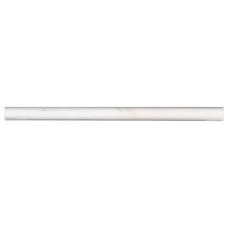 Bianco Dolomite Polished Pencil Marble Mosaics 3/4x3/4 by MSI Surfaces