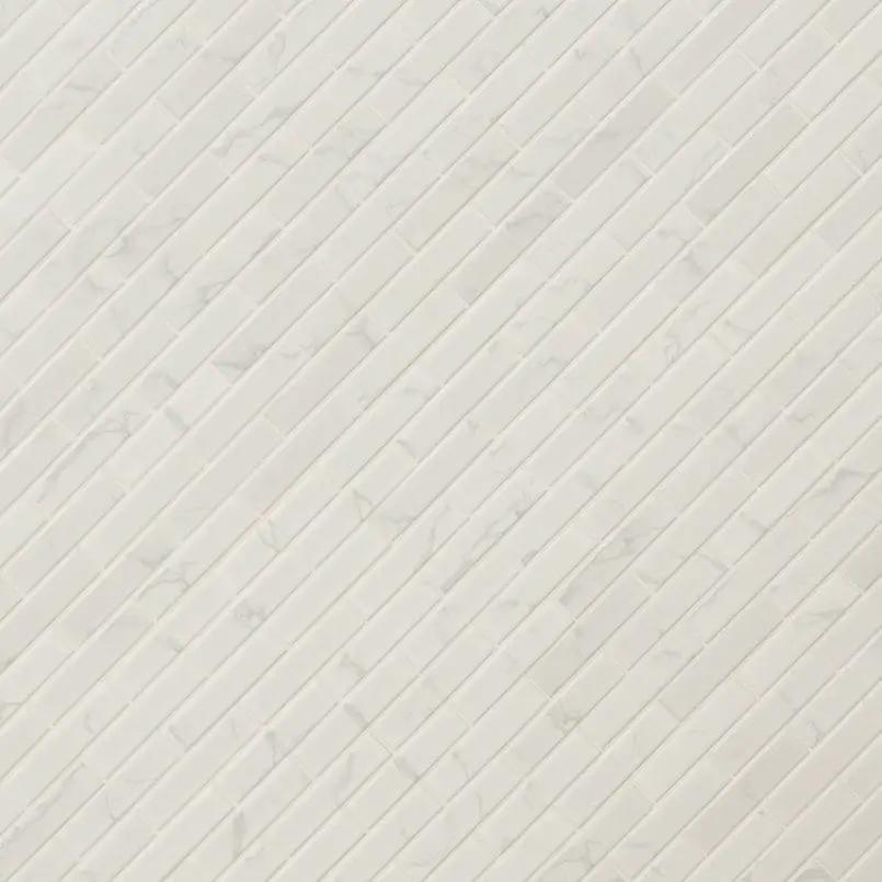 Carrara Matte 1x4x6mm Porcelain Mosaics 1x4 by MSI Surfaces