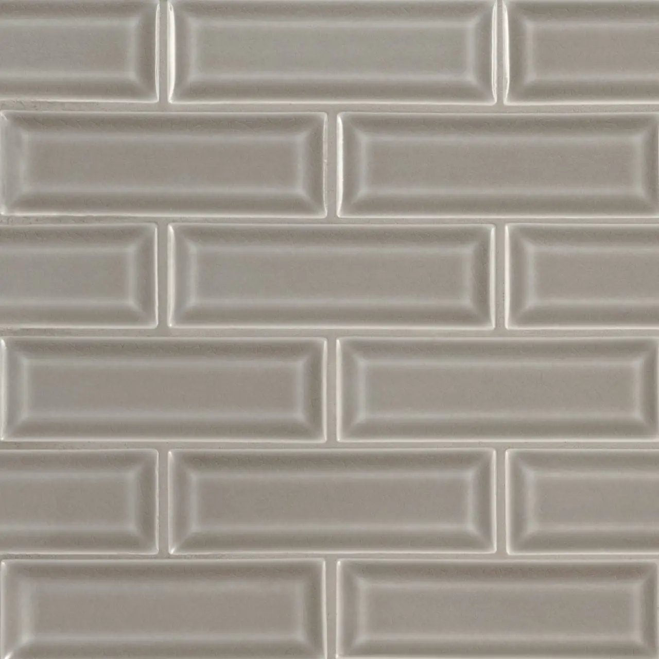 Dove Gray 2x6 Beveled Tile Glossy Ceramic Mosaics by MSI Surfaces