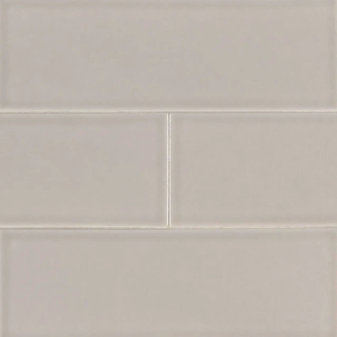 Portico Pearl Subway Tile 4x12 Glossy Ceramic Mosaics close up