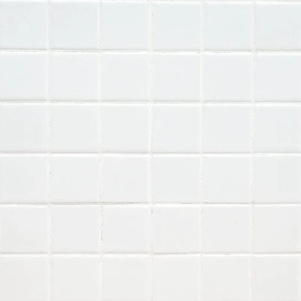 Domino White 2x2 Matte Porcelain Mosaics