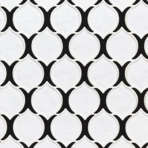 Teardrop Tuxe 6mm Glossy Pattern Porcelain Mosaics
