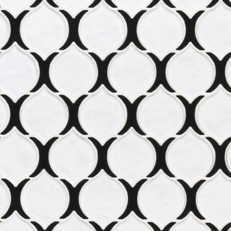 Teardrop Tuxe 6mm Glossy Pattern Porcelain Mosaics by MSI Surfaces