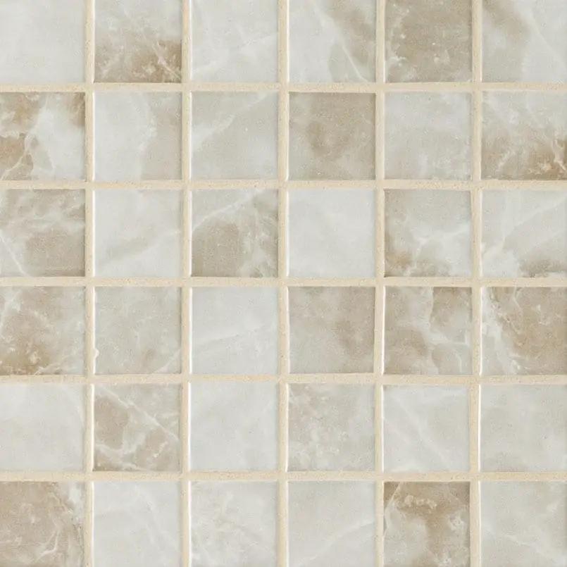 Terra Onyx Matte 2x2 Porcelain Mosaics close up