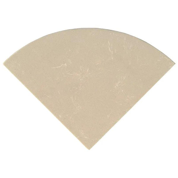 Engineered Beige 18" Radius Seat Polished Marble Mosaics, photo 2 of 2