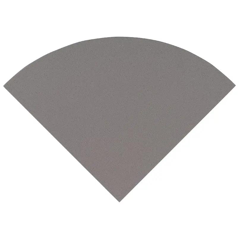 Engineered Gray 18" Radius Seat Polished Marble Mosaics close up