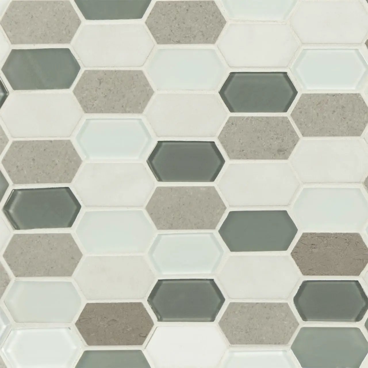 Lascari Picket 8mm Pattern Glass Mosaics by MSI Surfaces