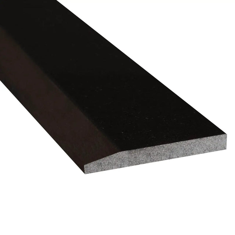 Black Granite 4x36x.75 Polished Single Hollywood Threshold Mosaics 4x36 close up