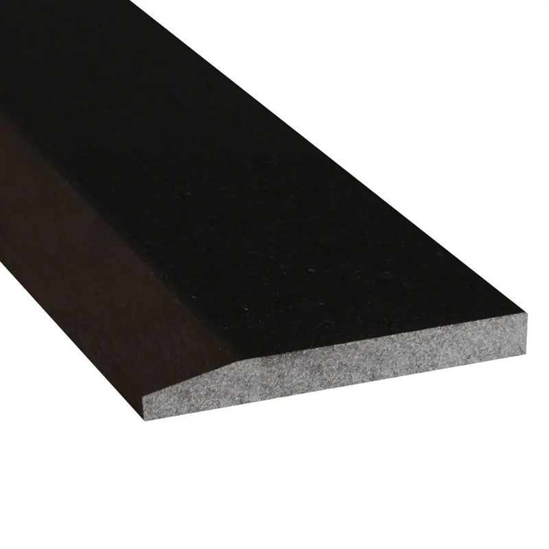 Black Granite 6x36x0.75 Polished Single Hollywood Threshold Mosaics 6x36 close up