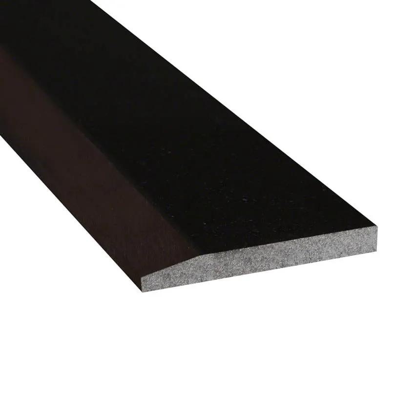 Black Granite 6x36x0.75 Polished Single Hollywood Threshold Mosaics 6x36 close up