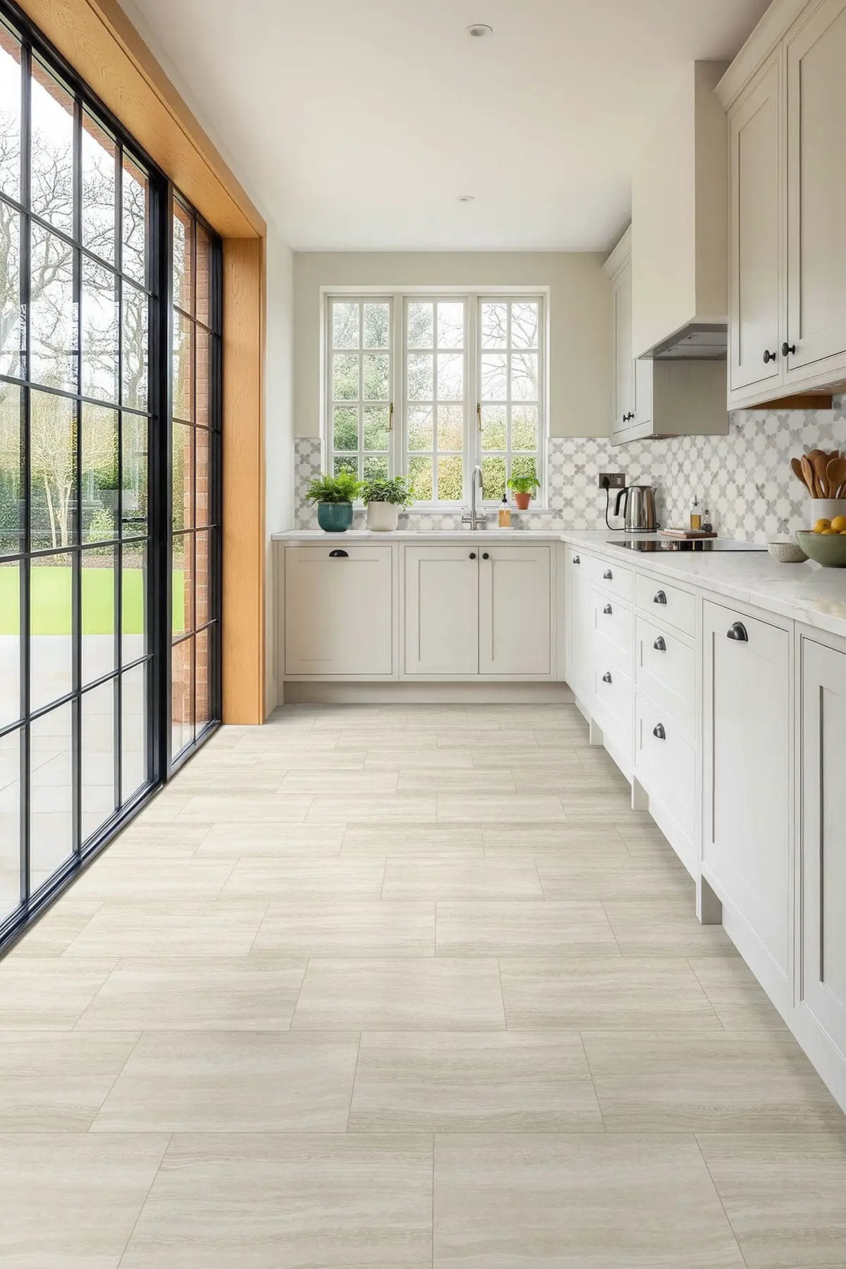 Vera Anne Pattern Polished Marble Mosaics by MSI Surfaces