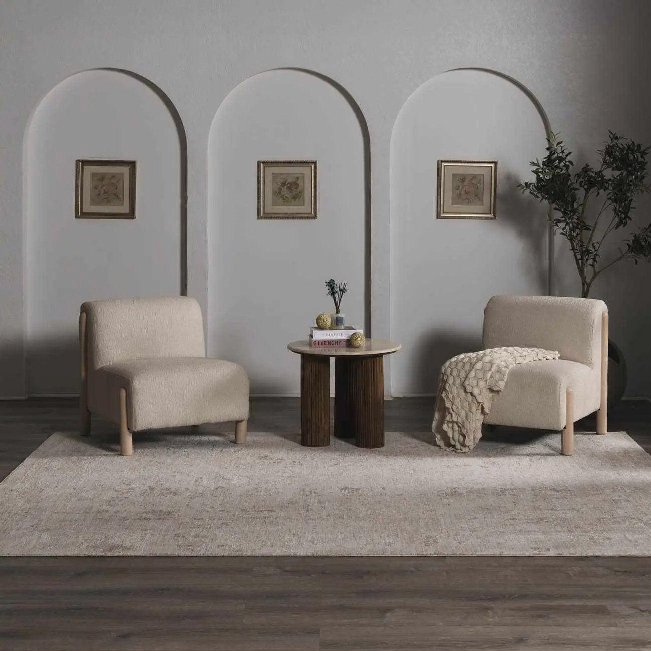 Jenis Gray Luxe Rug by Boutique Rugs