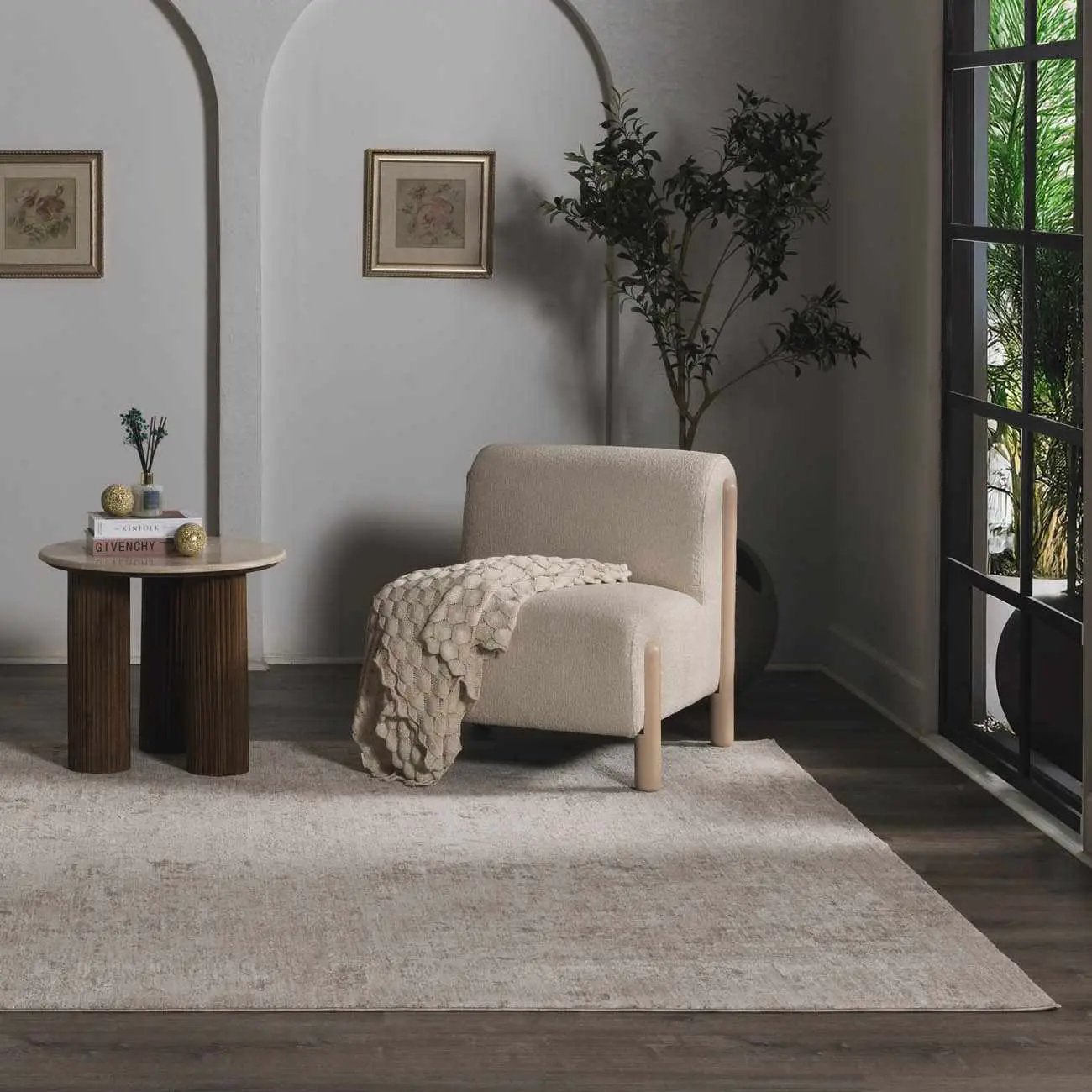 Jenis Gray Luxe Rug by Boutique Rugs