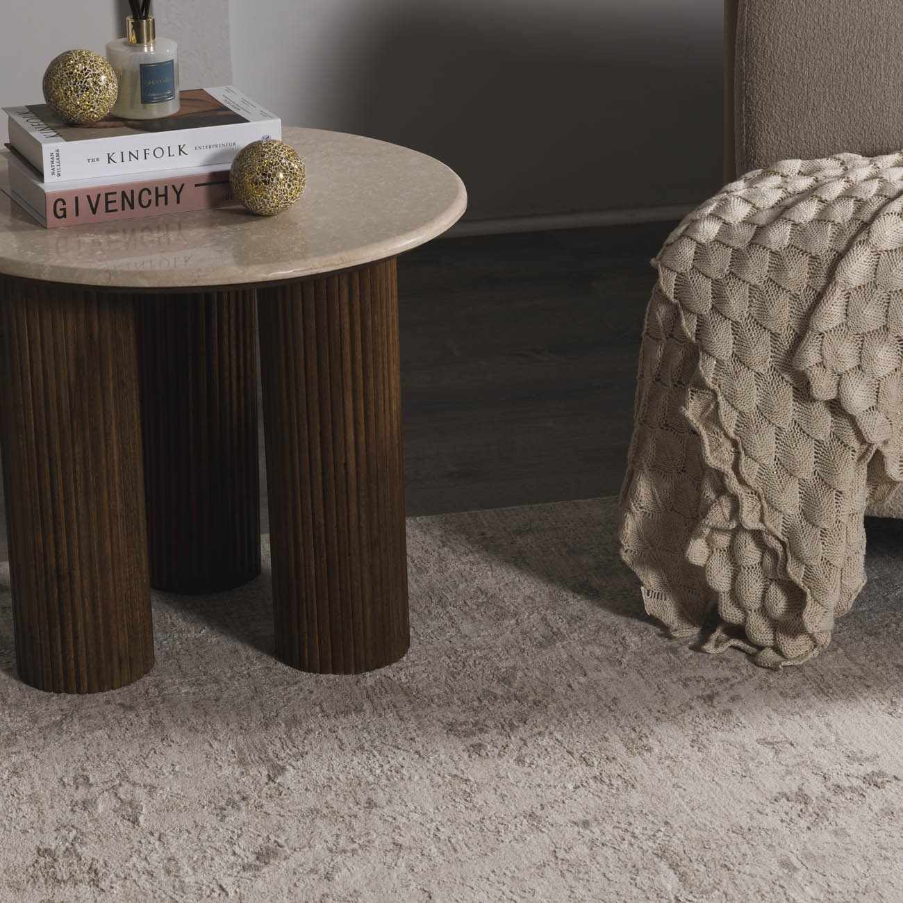 Jenis Gray Luxe Rug by Boutique Rugs