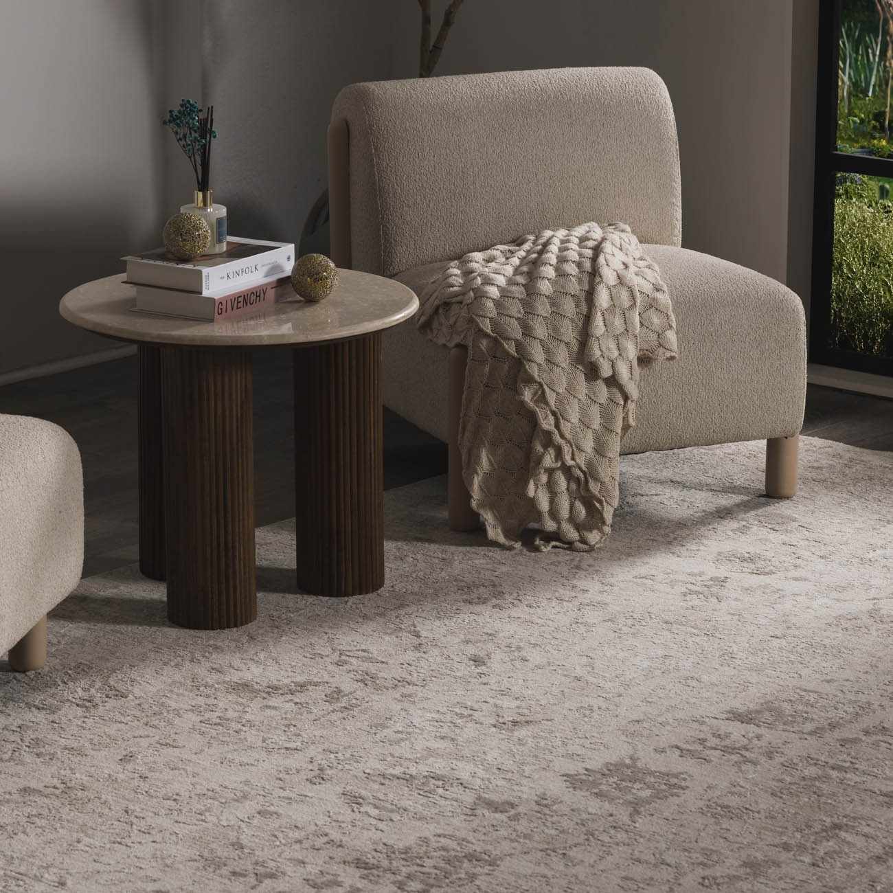 Jenis Gray Luxe Rug by Boutique Rugs