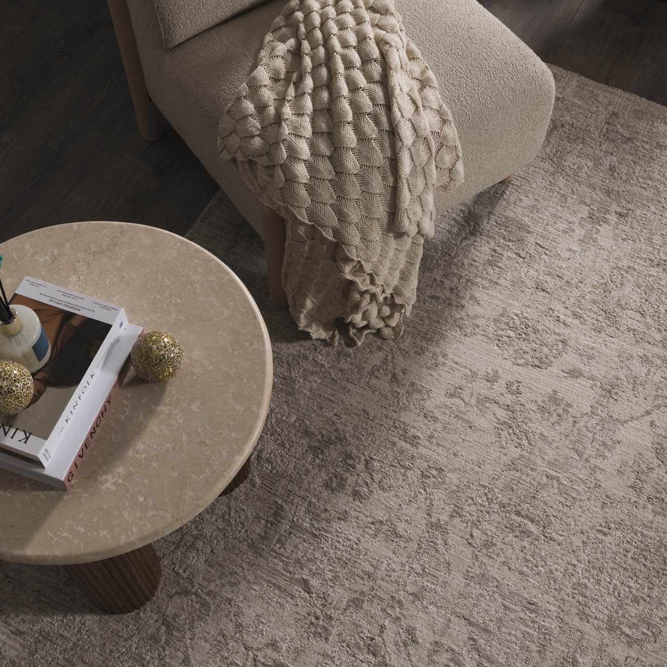Jenis Gray Luxe Rug by Boutique Rugs