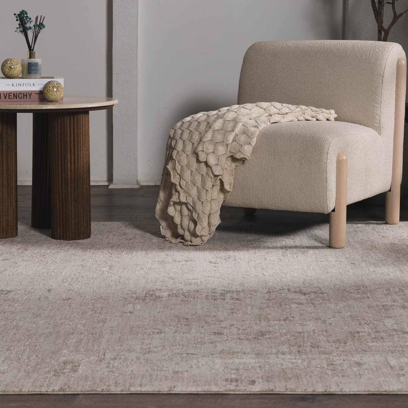 Jenis Gray Luxe Rug by Boutique Rugs