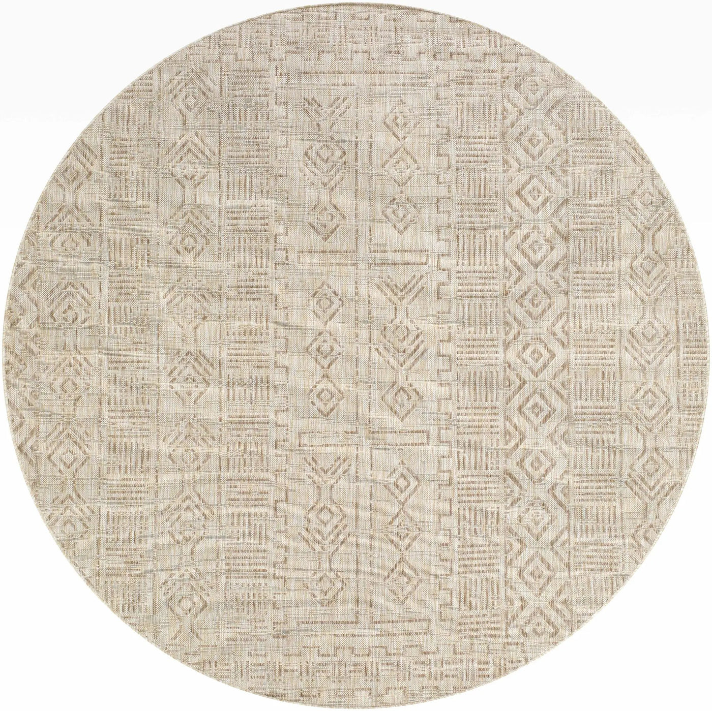 Epson Beige Indoor & Outdoor Rug - Clearance by Boutique Rugs
