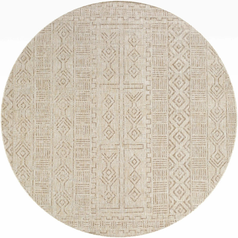 Epson Beige Indoor & Outdoor Rug - Clearance by Boutique Rugs
