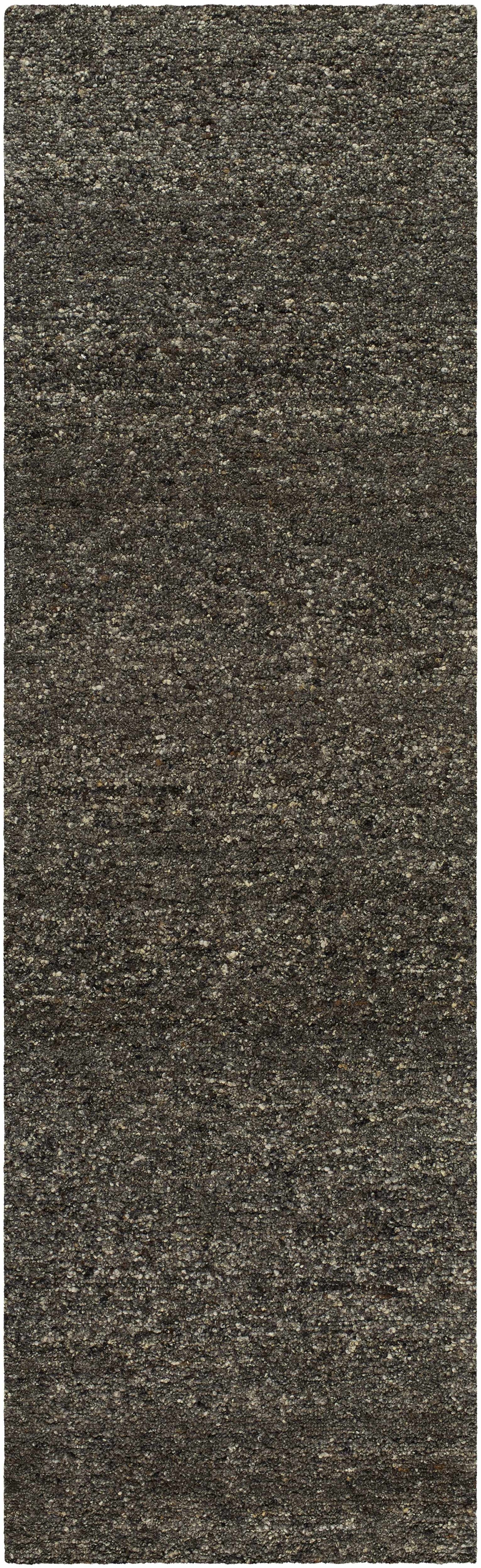 Sevan Black Wool Area Rug by Boutique Rugs