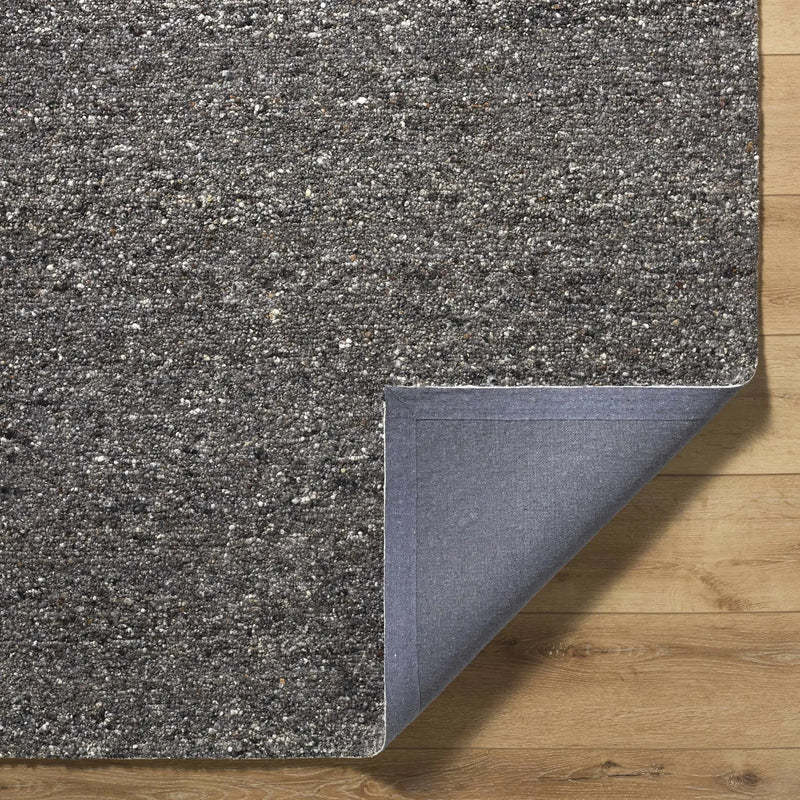 Sevan Black Wool Area Rug by Boutique Rugs