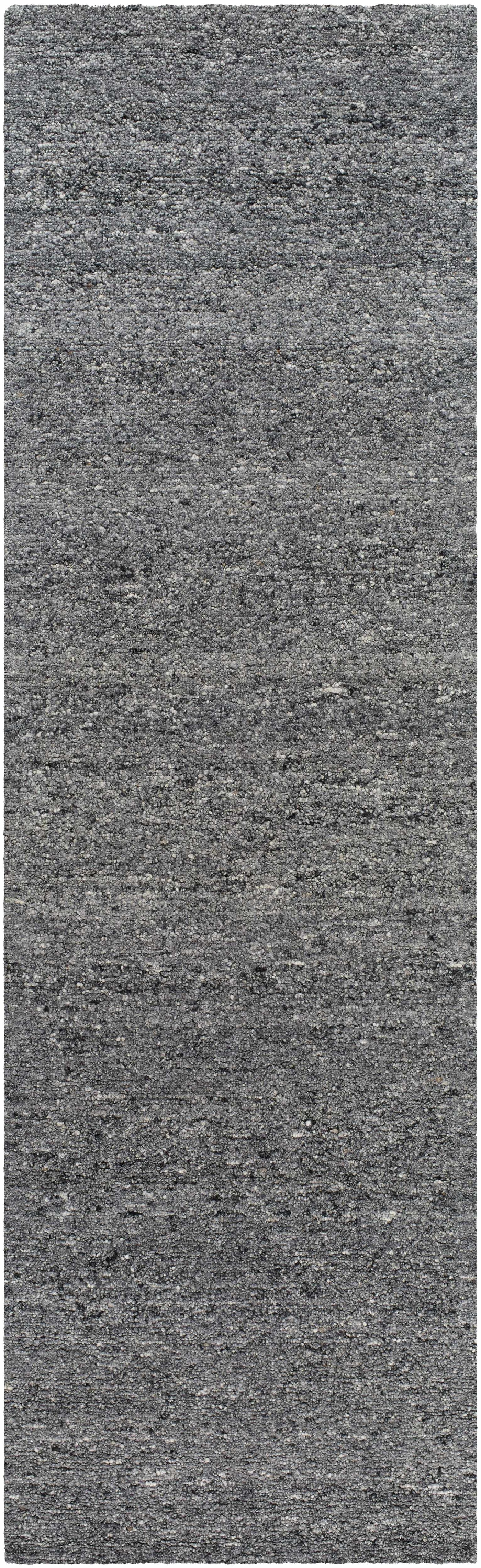 Sevan Charcoal Wool Area Rug by Boutique Rugs
