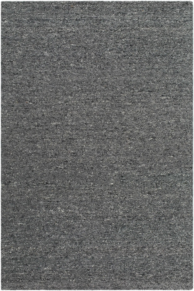 Sevan Charcoal Wool Area Rug by Boutique Rugs