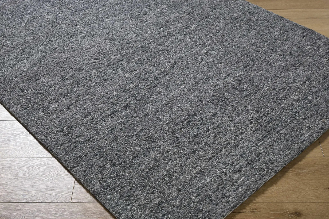 Sevan Charcoal Wool Area Rug by Boutique Rugs