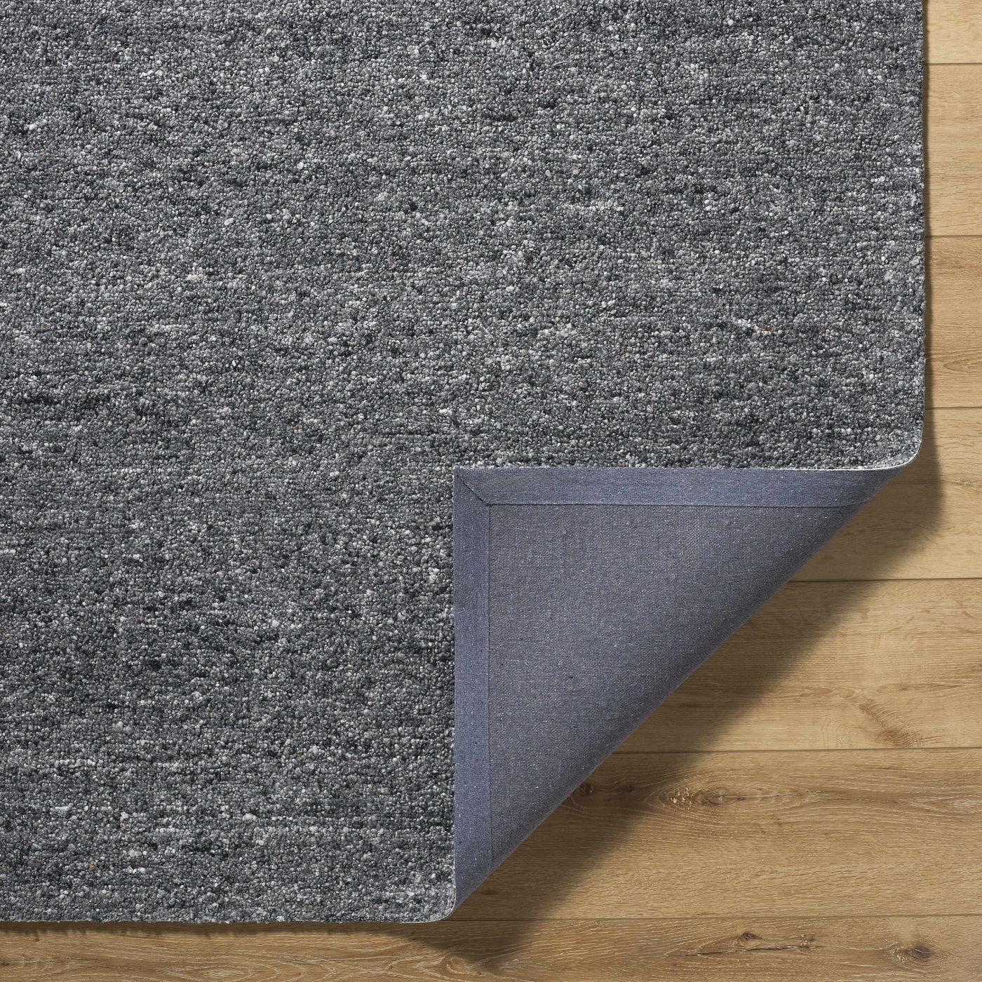 Sevan Charcoal Wool Area Rug by Boutique Rugs