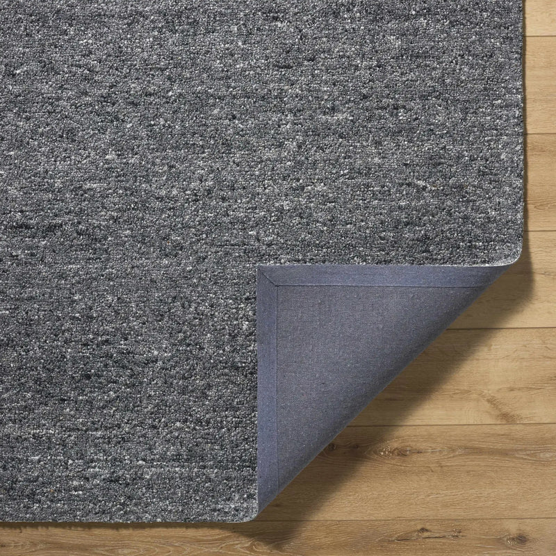 Sevan Charcoal Wool Area Rug by Boutique Rugs